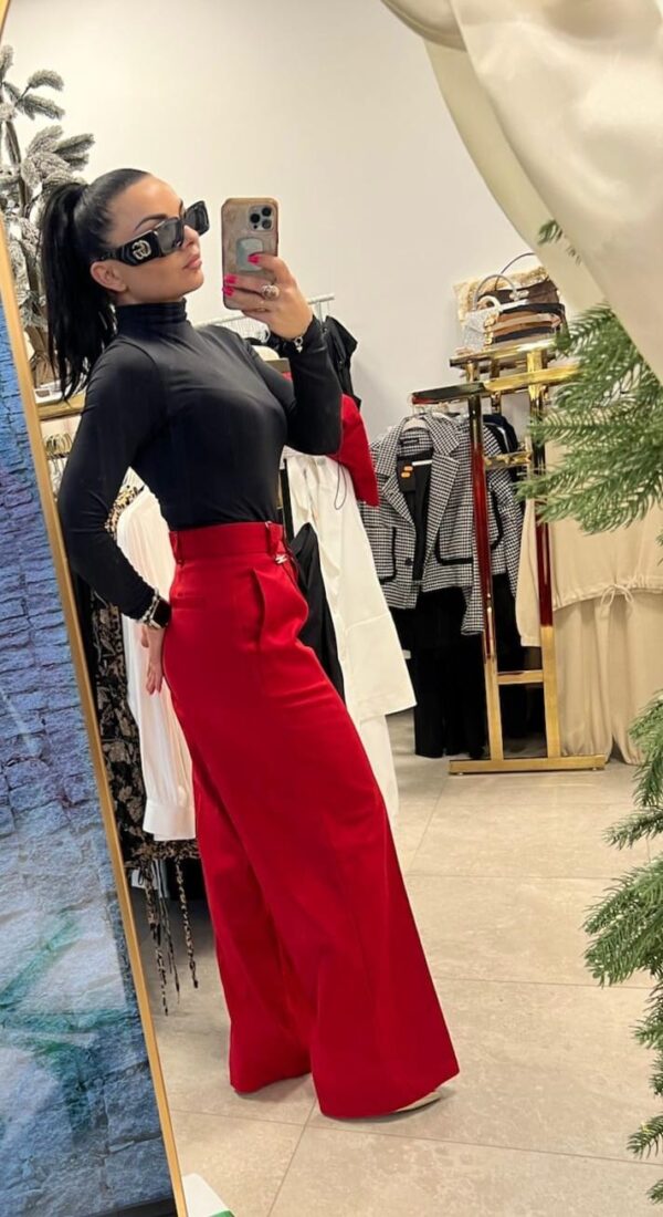 Damskie spodnie Florence/czerwone