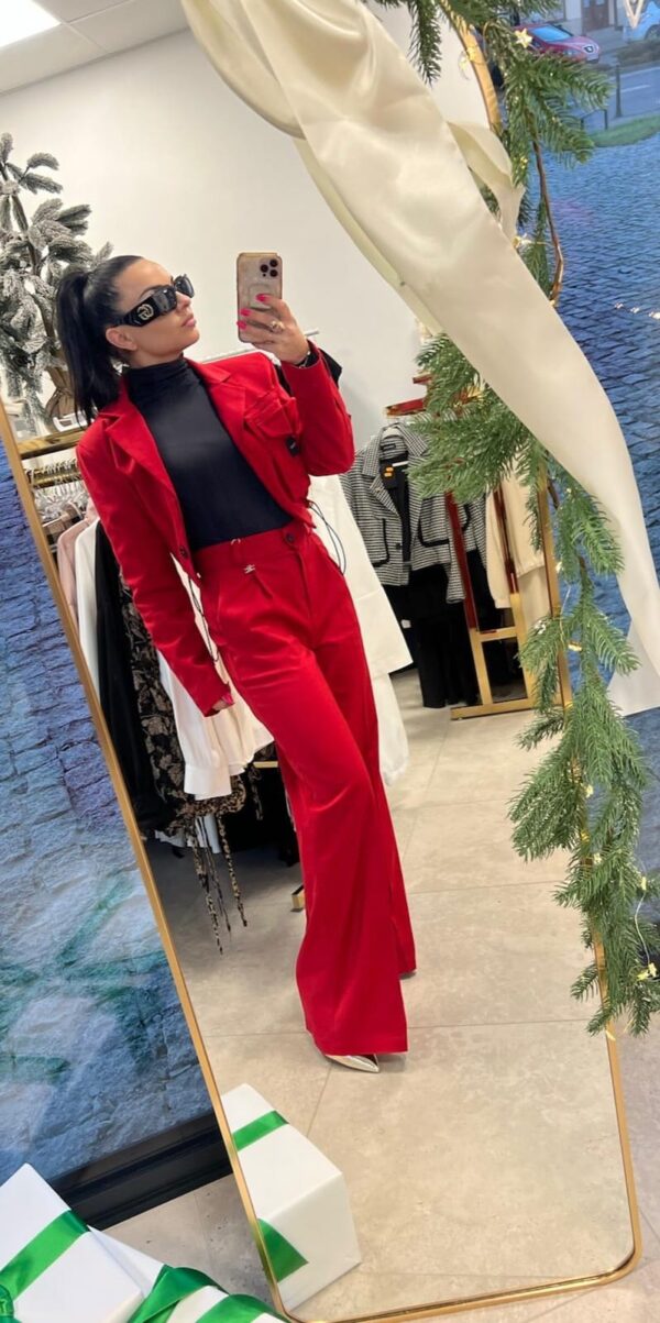 Damskie spodnie Florence/czerwone