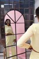 Komplet damski limonka