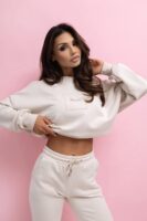 Komplet dresowy beżowy