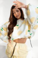 Bluza BLOOM żółta róża