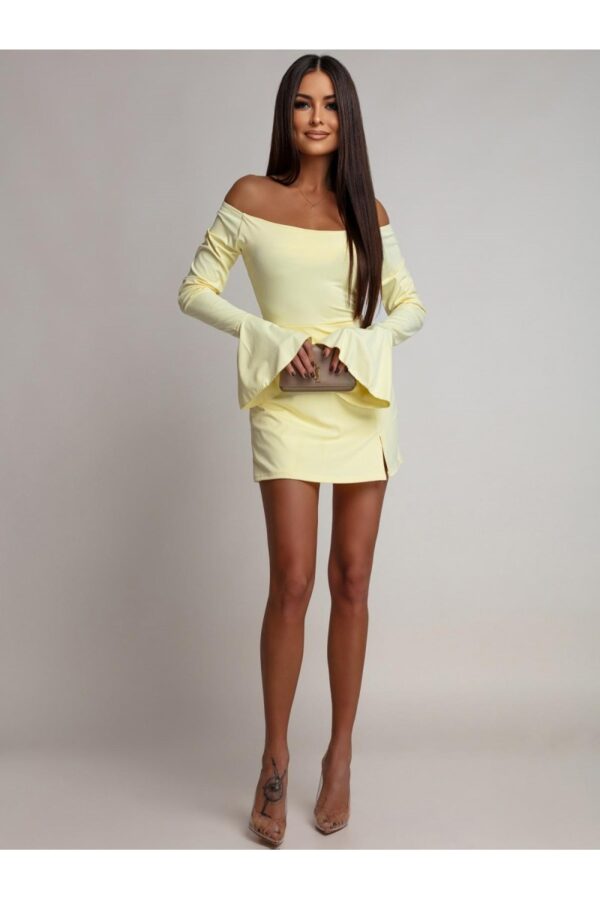 Sukienka/kombinezon Tessa pastelowy żółty