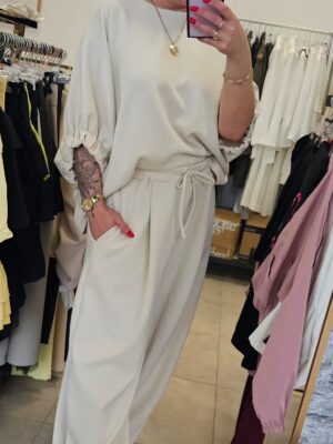 Beżowy komplet damski Sugar