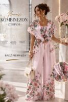 Kombinezon z topem Pinakollada -różowy